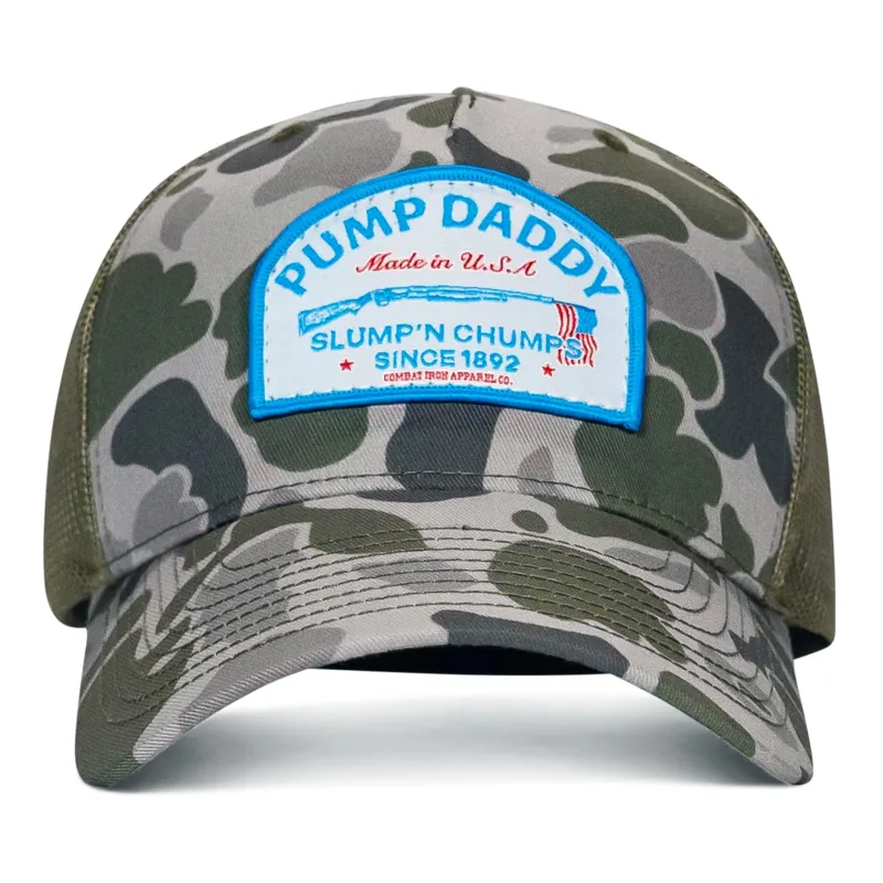 Pump Daddy Slump'n Chumps USA Patch SnapBack sold by Combat Iron Apparel