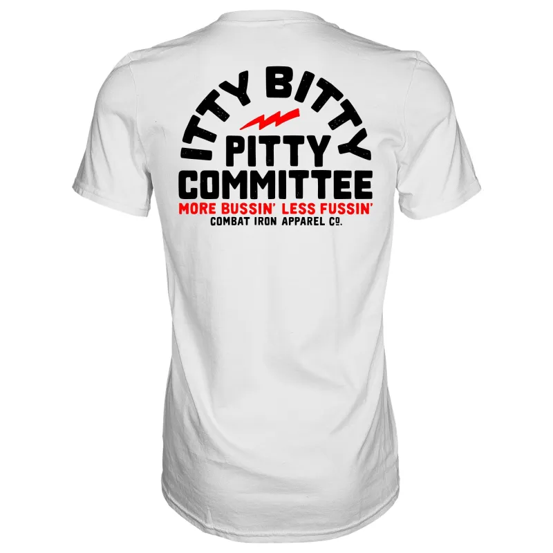 Itty Bitty Pitty Committee Men's T-Shirt sold by Combat Iron Apparel