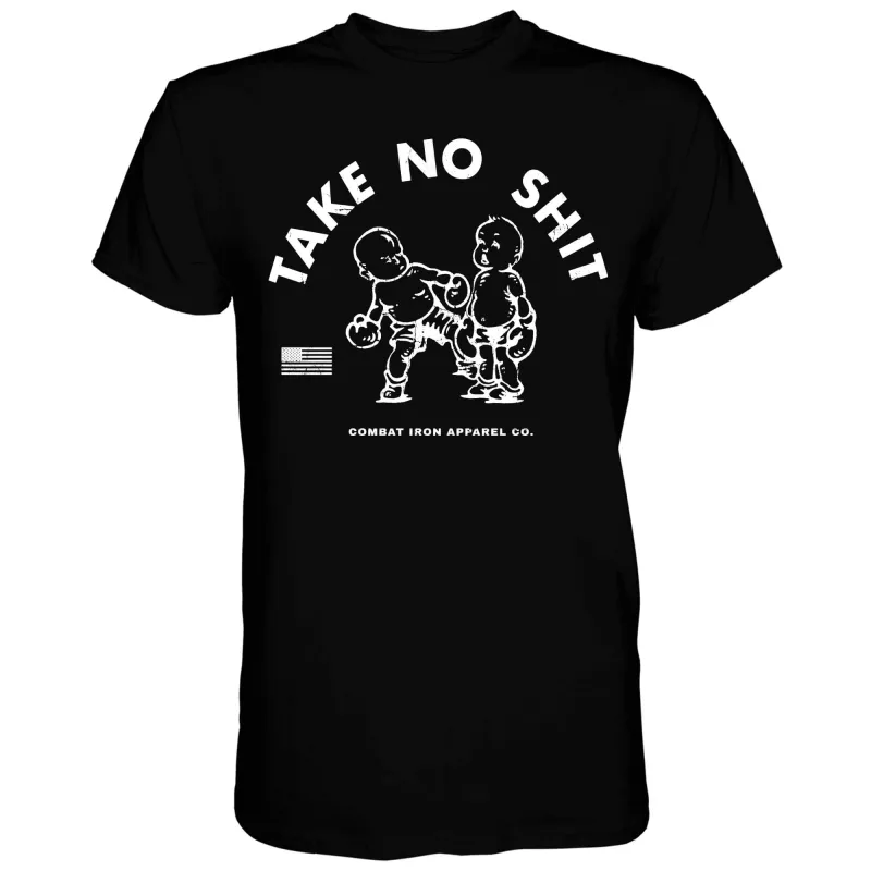 Take No Shit Boxing Men's T-Shirt sold by Combat Iron Apparel