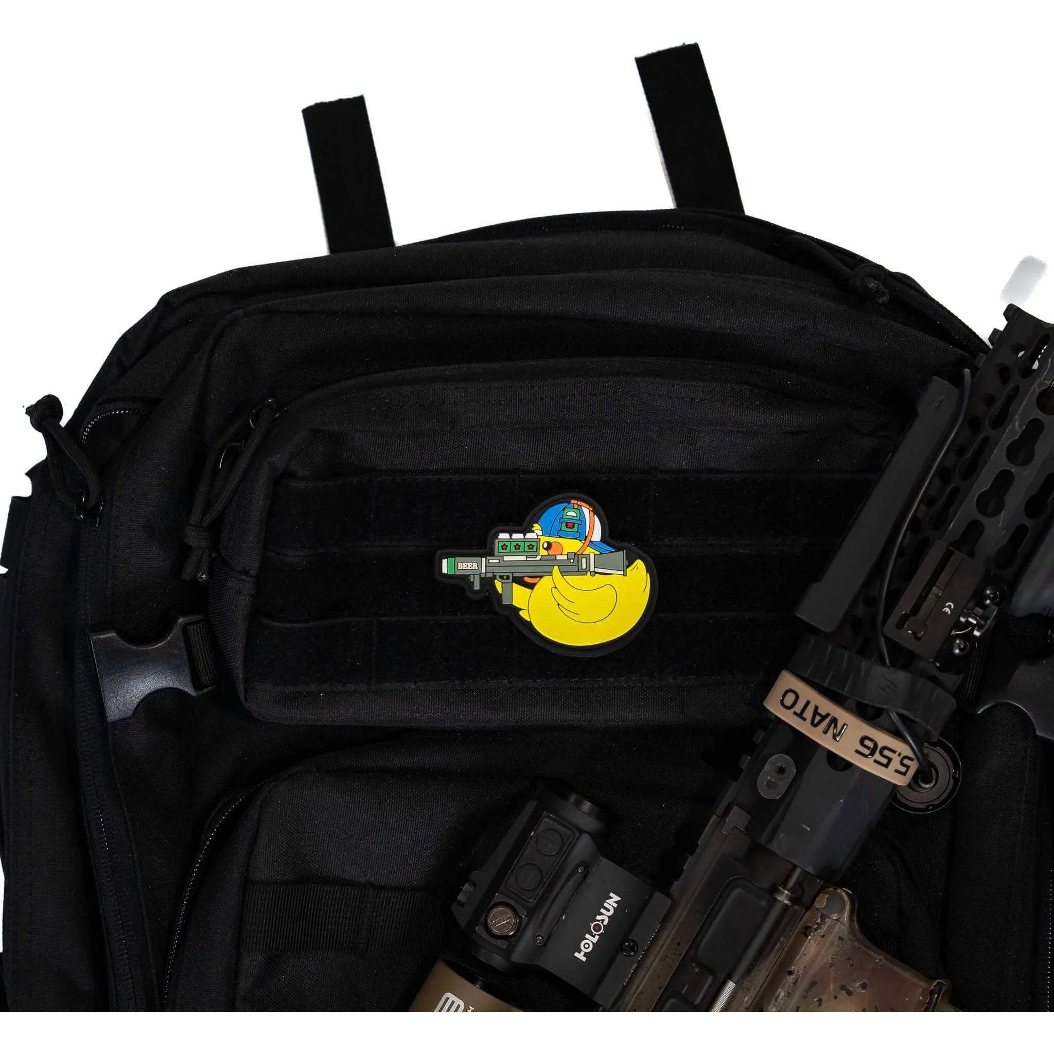 Beer Launcher Party TactiDuck PVC Patch sold by Combat Iron Apparel product image thumbnail 2
