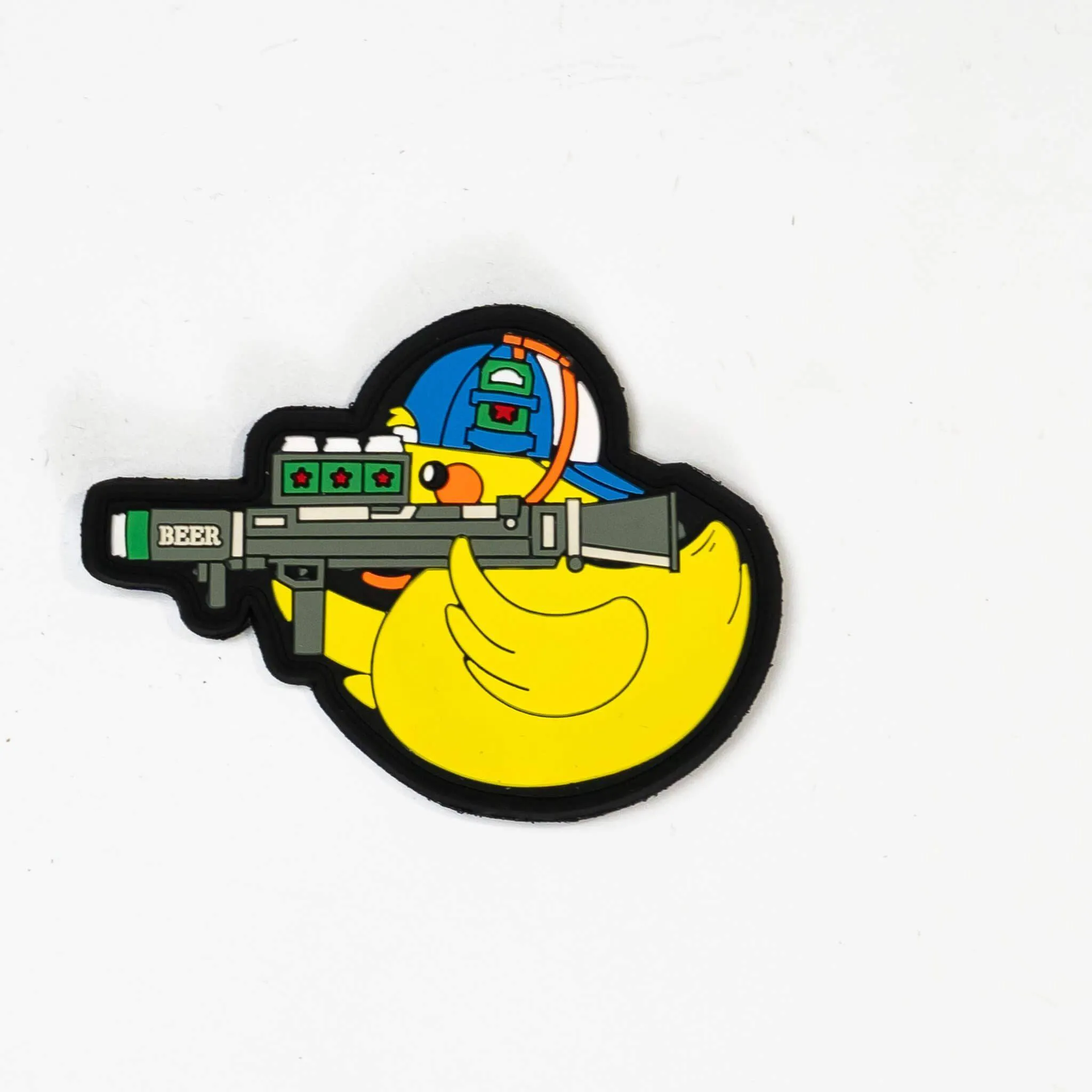 Beer Launcher Party TactiDuck PVC Patch sold by Combat Iron Apparel