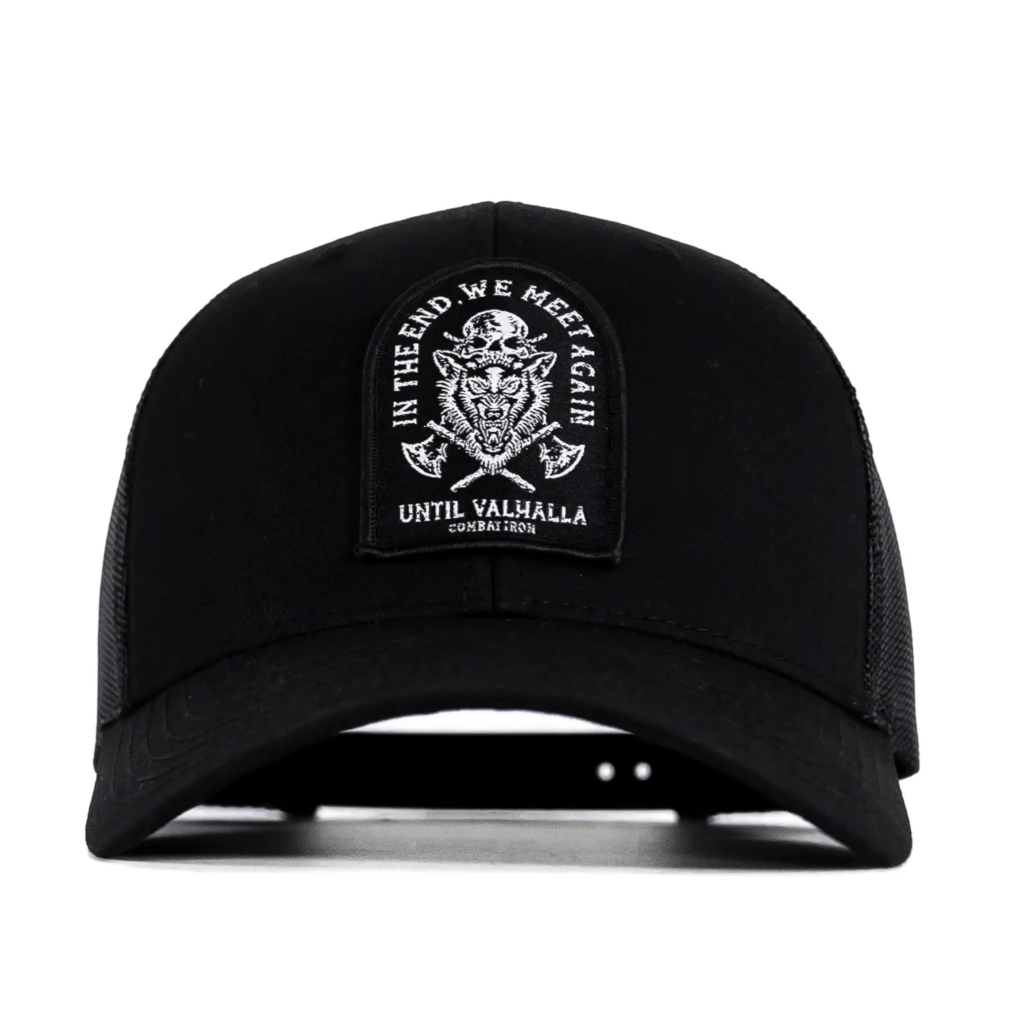In The End, We Meet Again - Until Valhalla Patch Snapback Hat sold by Combat Iron Apparel product image thumbnail 5