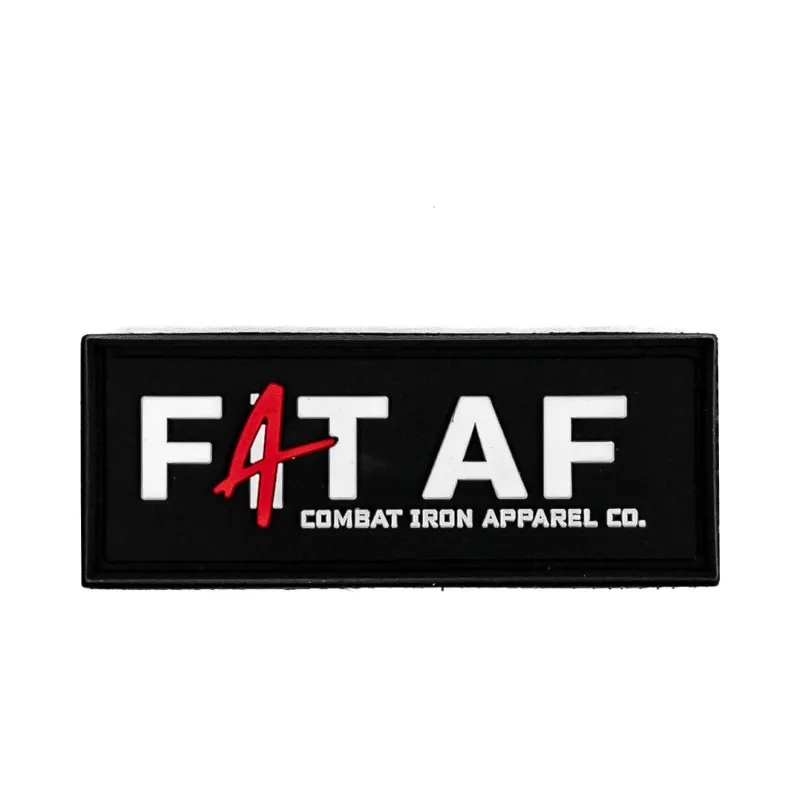 Fit AF | FAT AF | PVC Patch sold by Combat Iron Apparel