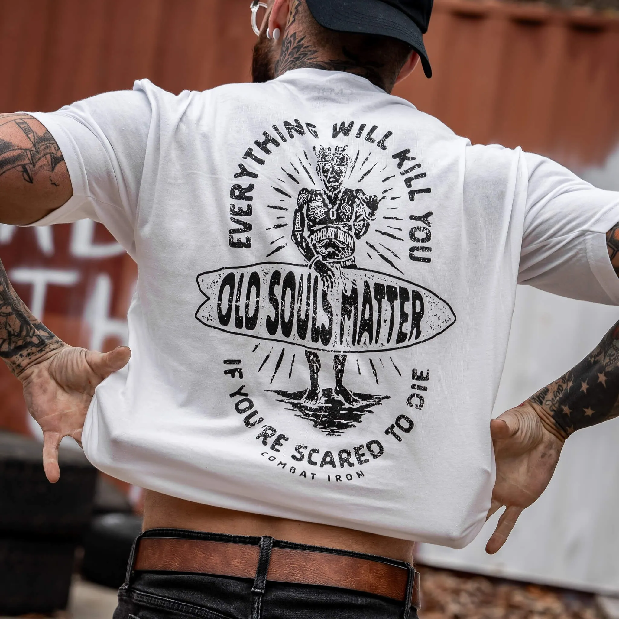 Old Souls Matter Men's T-Shirt sold by Combat Iron Apparel product image thumbnail 4