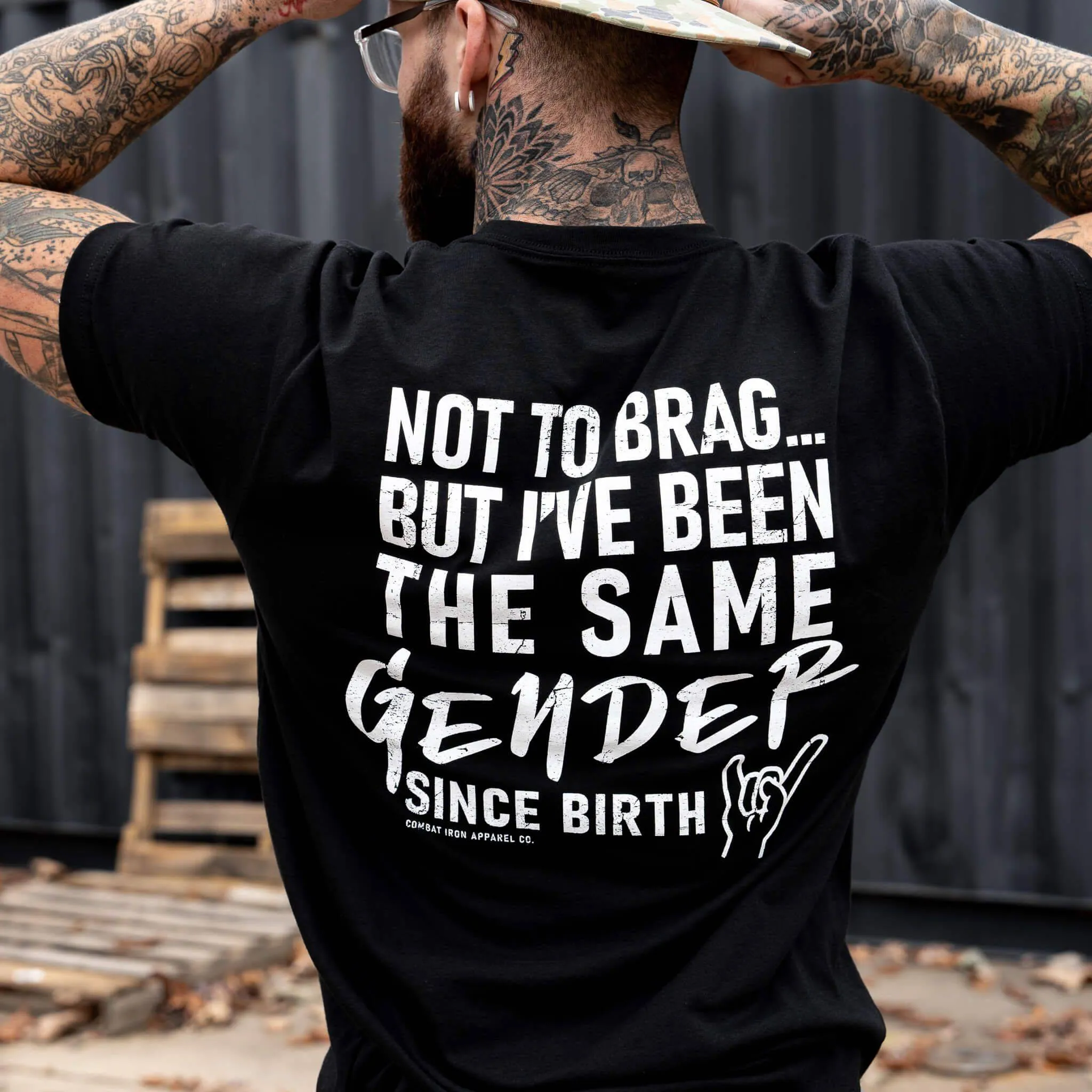 Same Gender Since Birth Men's T-Shirt sold by Combat Iron Apparel product image thumbnail 5