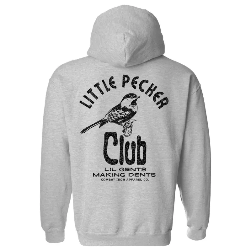Little Pecker Club Fleece Lined Hoodie made by Combat Iron Apparel