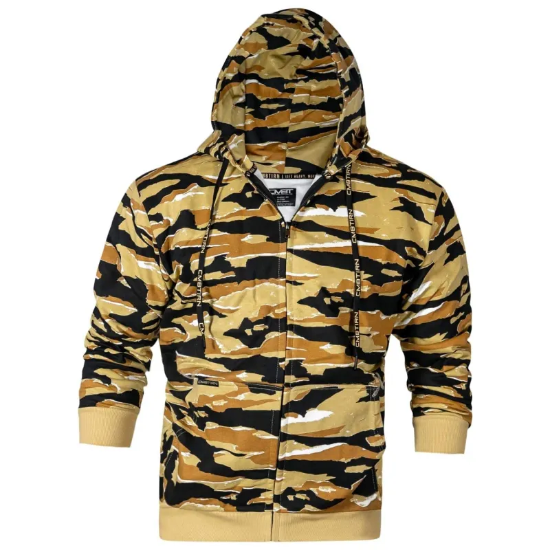 Men's Fleece Lined Zip Up Hoodie sold by Combat Iron Apparel