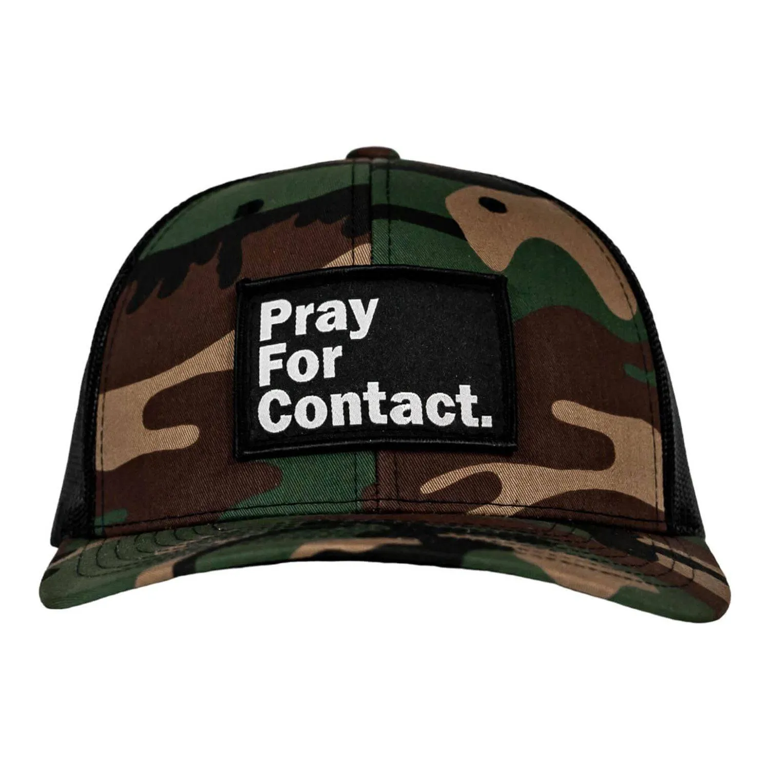 PRAY FOR CONTACT Patch Snapback HAT sold by Combat Iron Apparel product image thumbnail 4