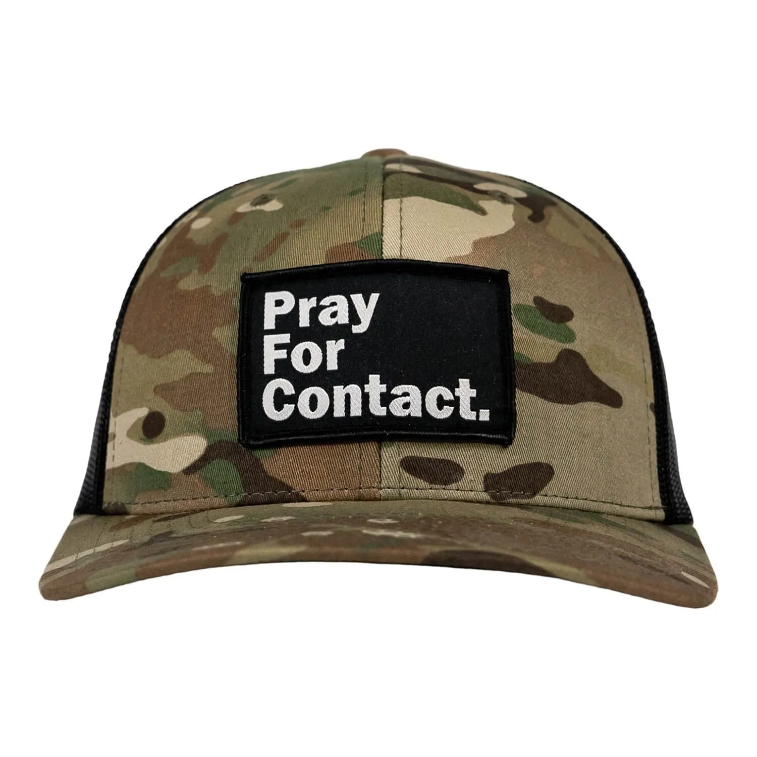 PRAY FOR CONTACT Patch Snapback HAT sold by Combat Iron Apparel product image thumbnail 5