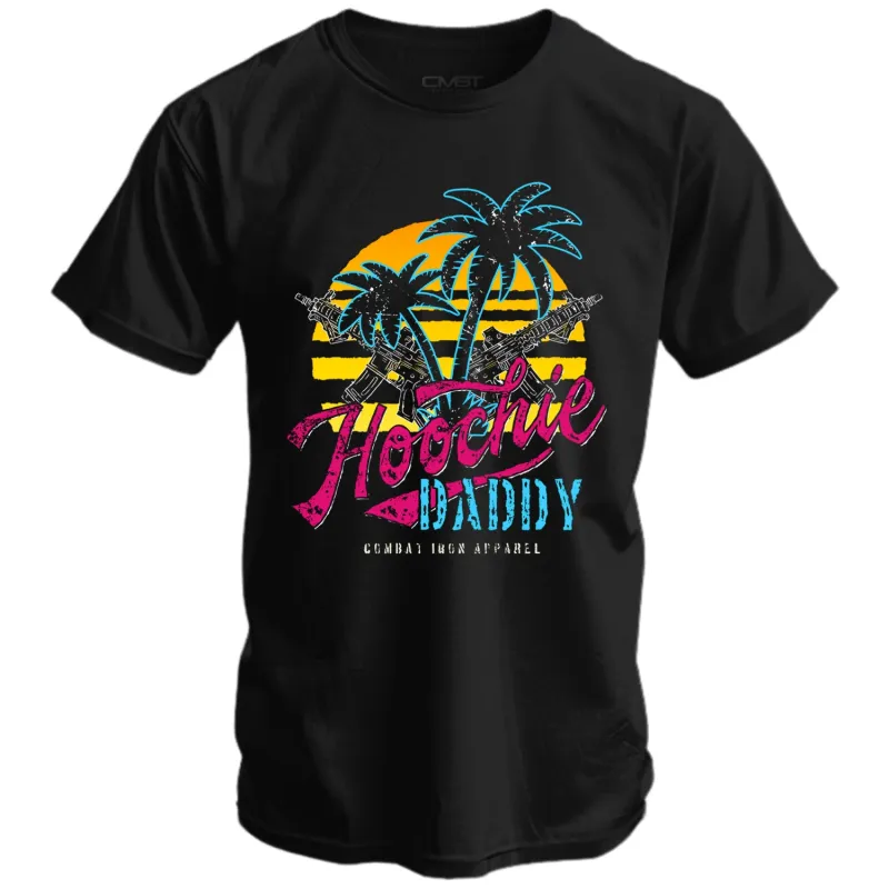 Hoochie Daddy Sunset Men's T-Shirt sold by Combat Iron Apparel