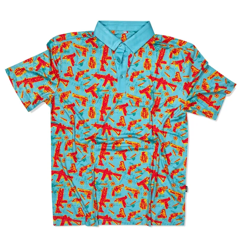 Men's All Stretch Golf Polo made by Combat Iron Apparel