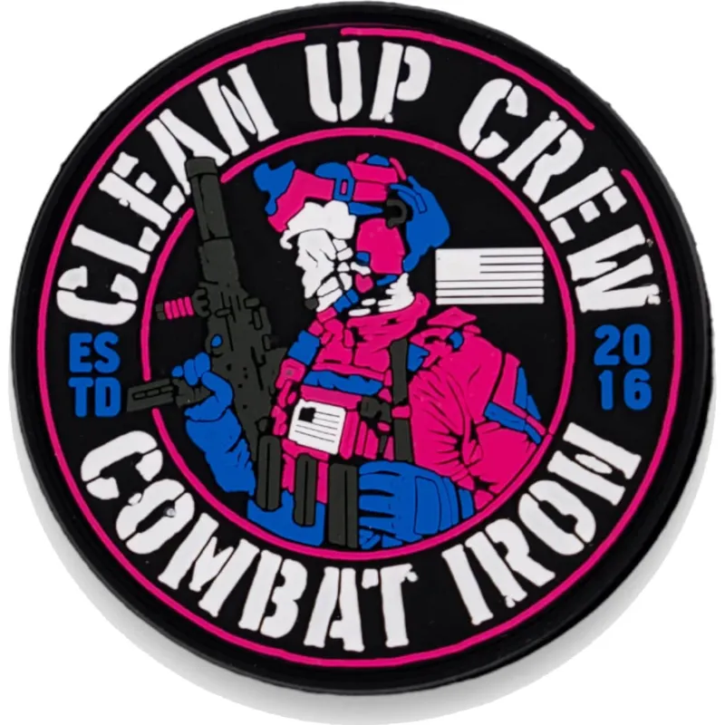 CLEAN UP CREW OPERATOR PVC PATCH sold by Combat Iron Apparel