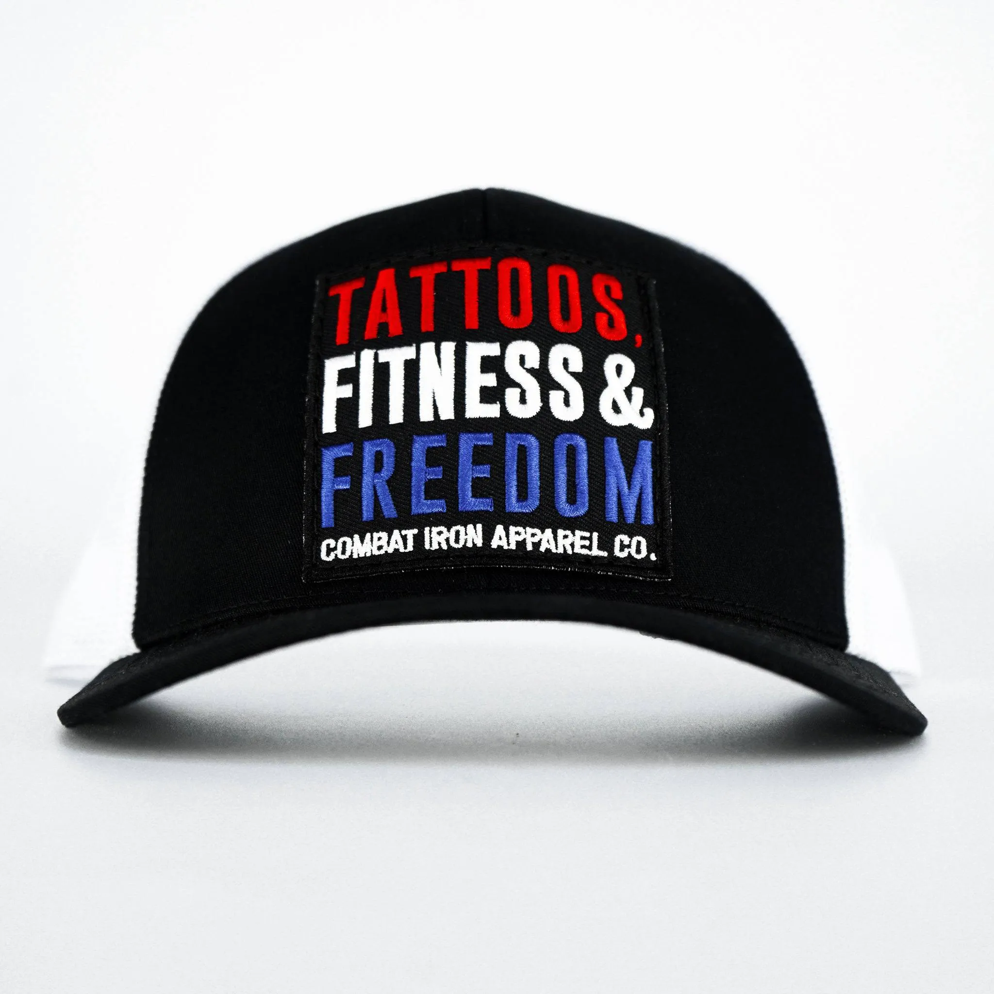 Tattoos, Fitness & Freedom USA Edition Snapback Hat sold by Combat Iron Apparel product image thumbnail 4