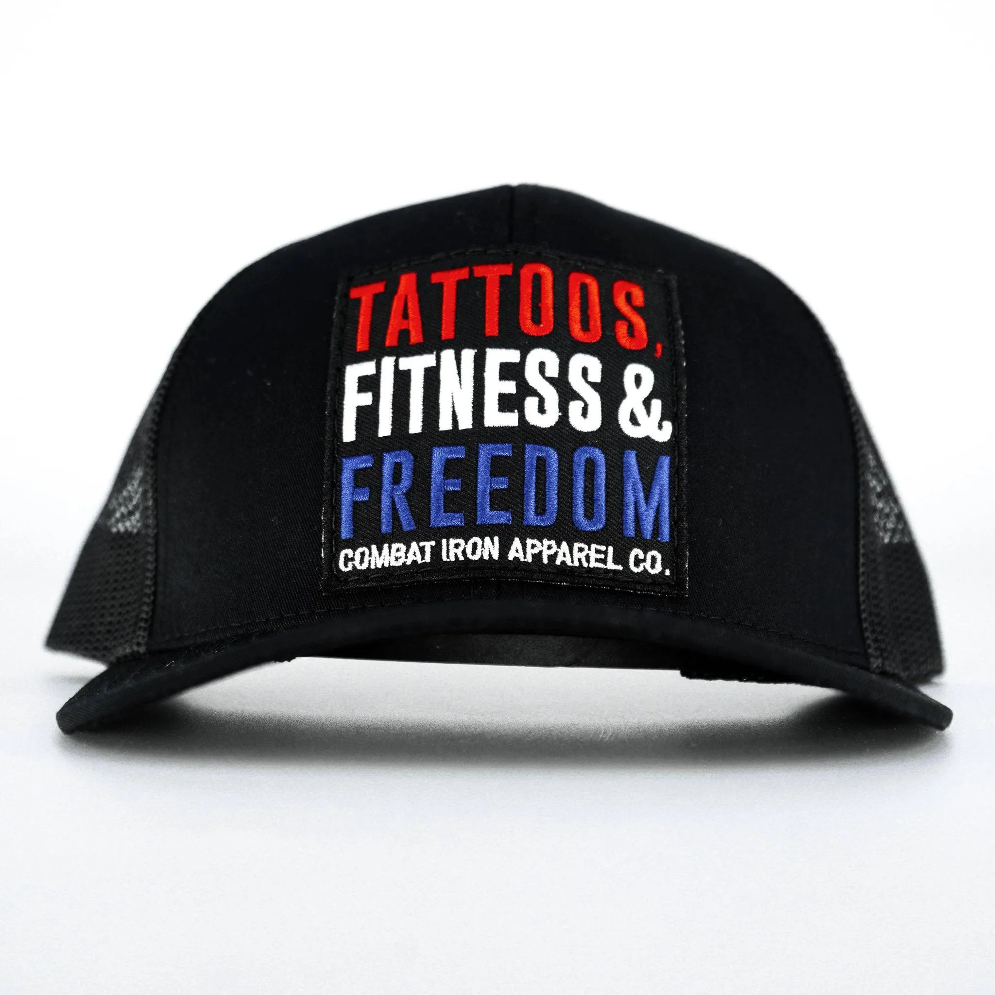 Tattoos, Fitness & Freedom USA Edition Snapback Hat sold by Combat Iron Apparel