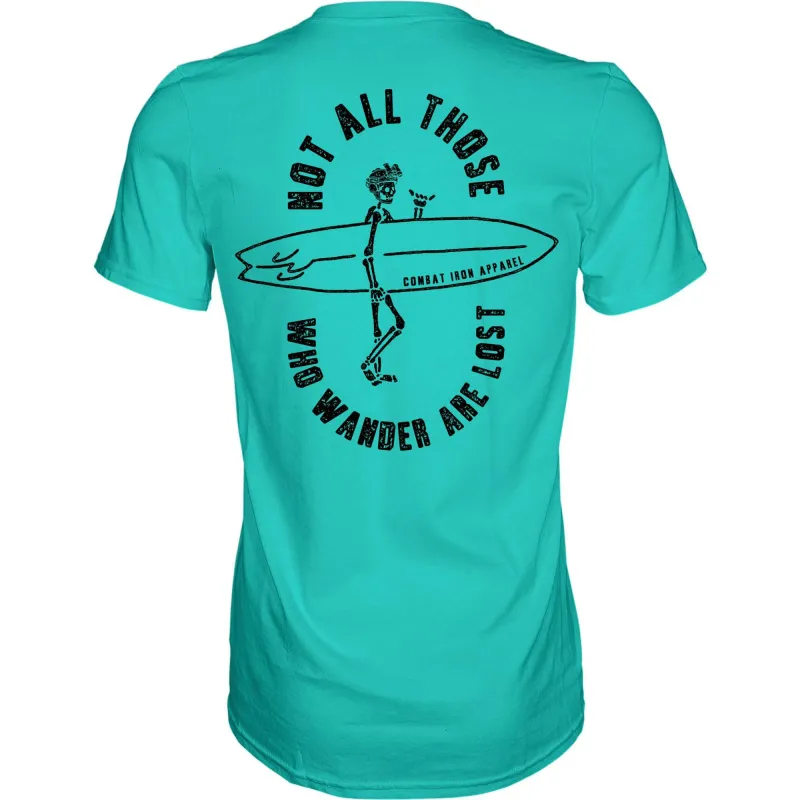 Not All Those Who Wonder Are Lost Men's T-Shirt sold by Combat Iron Apparel