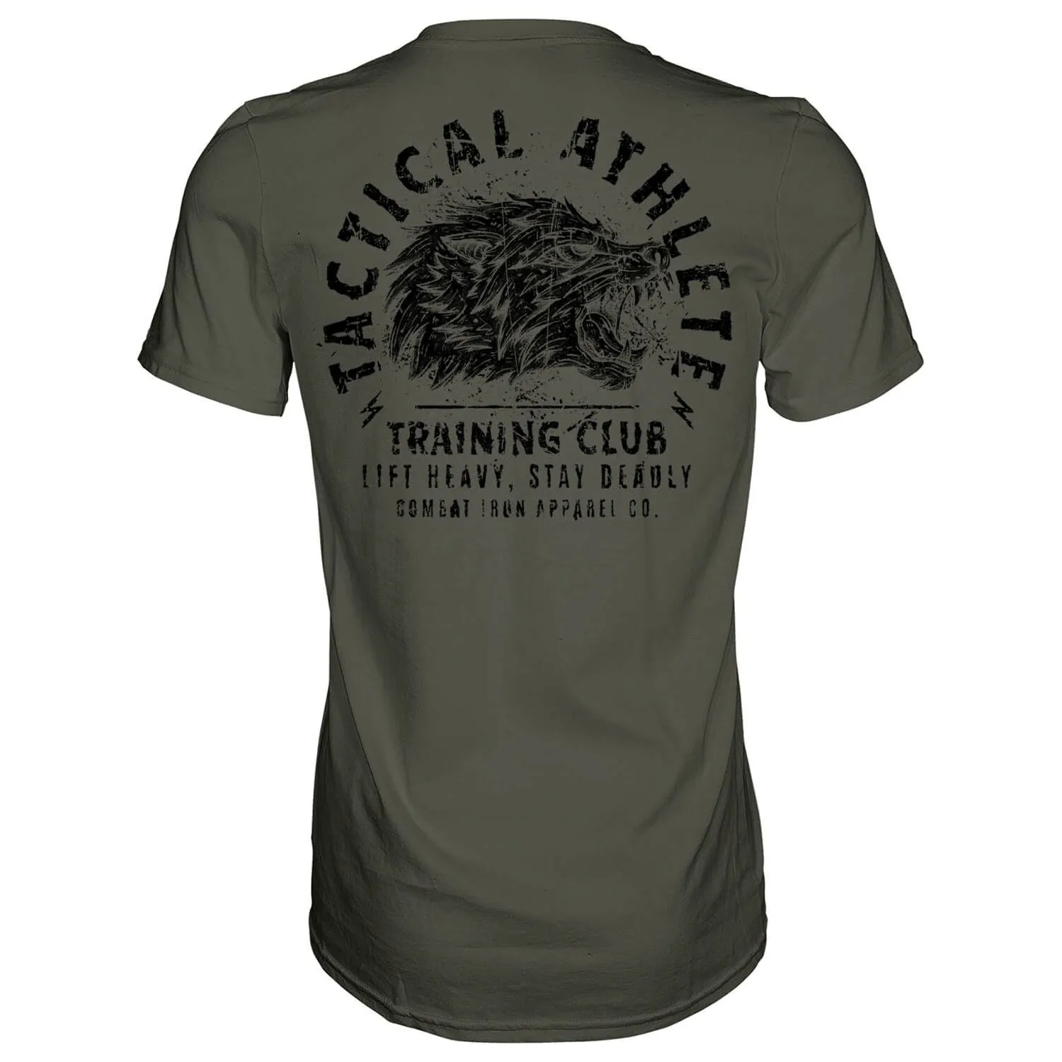 Tactical Athlete Training Club Wolf Men's T-Shirt sold by Combat Iron Apparel product image thumbnail 5
