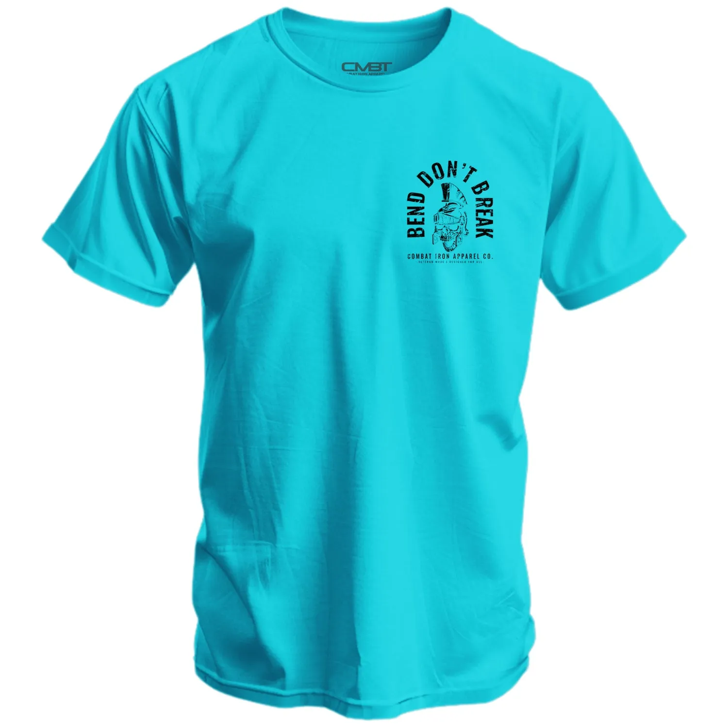Bend Don't Break Barbell Skull Men's T-Shirt sold by Combat Iron Apparel product image thumbnail 5
