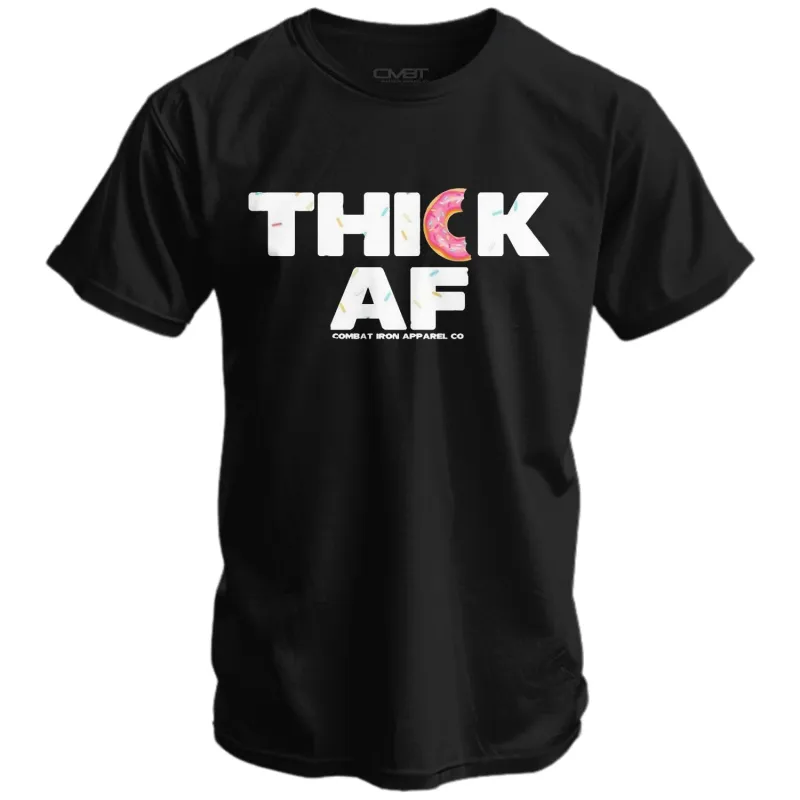Thick Af Donut Edition Men's T-Shirt made by Combat Iron Apparel