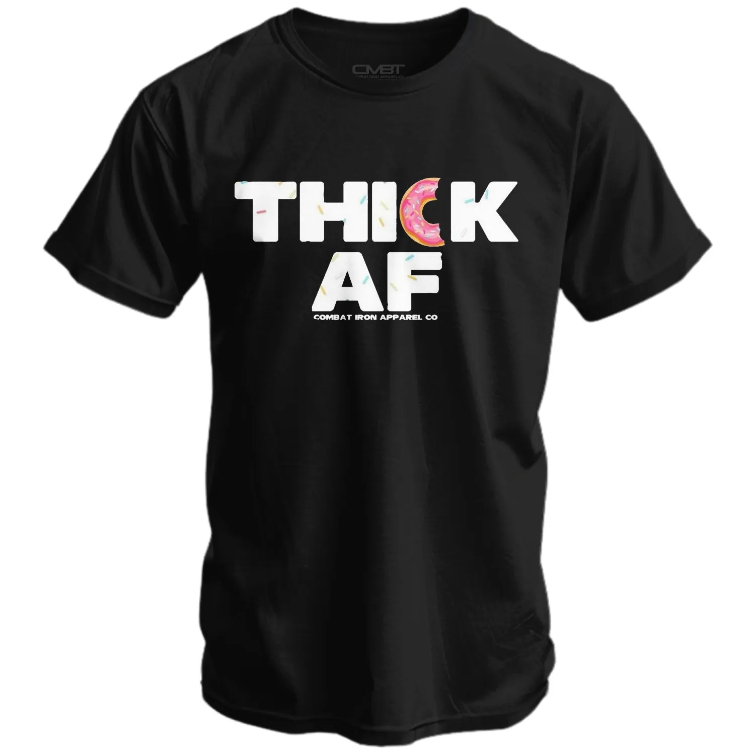 Thick Af Donut Edition Men's T-Shirt sold by Combat Iron Apparel