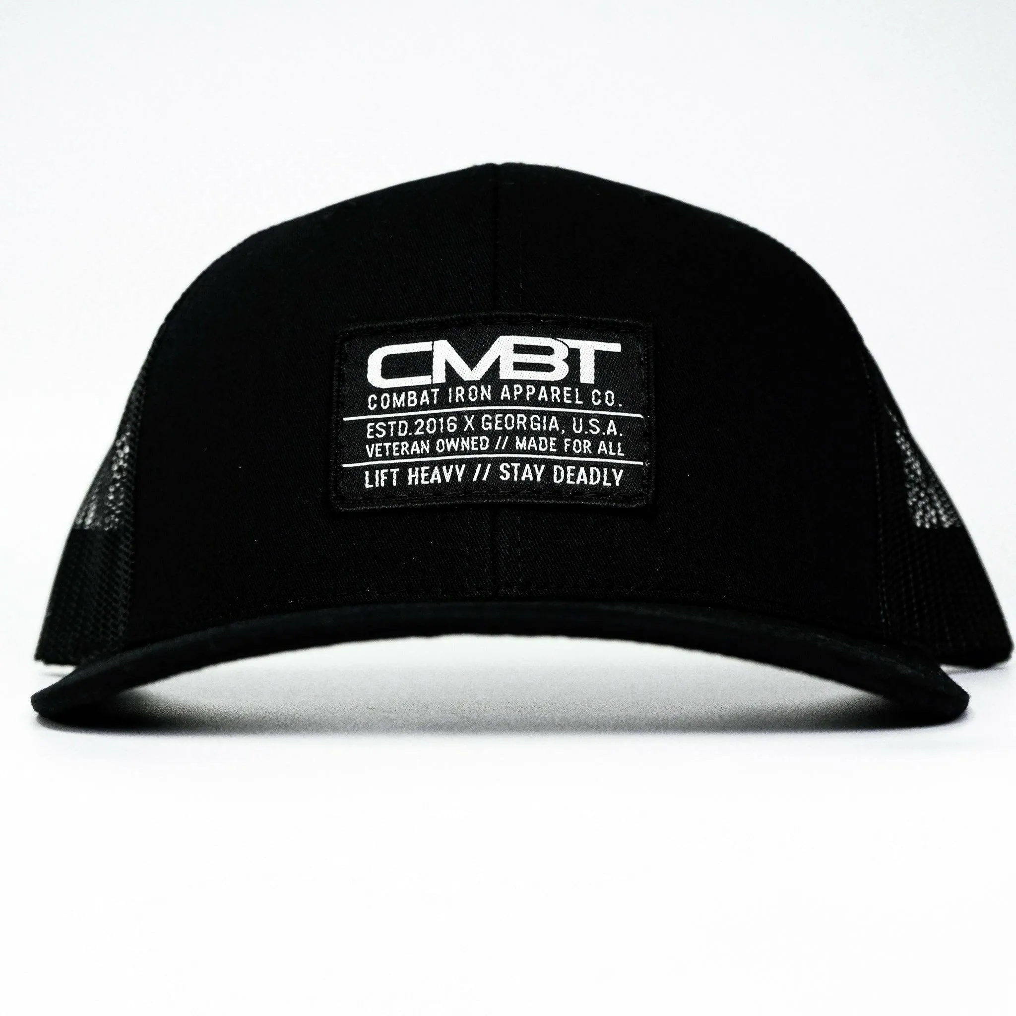 Branded CMBT Labeled Mid-Profile Snapback Hat sold by Combat Iron Apparel product image thumbnail 5