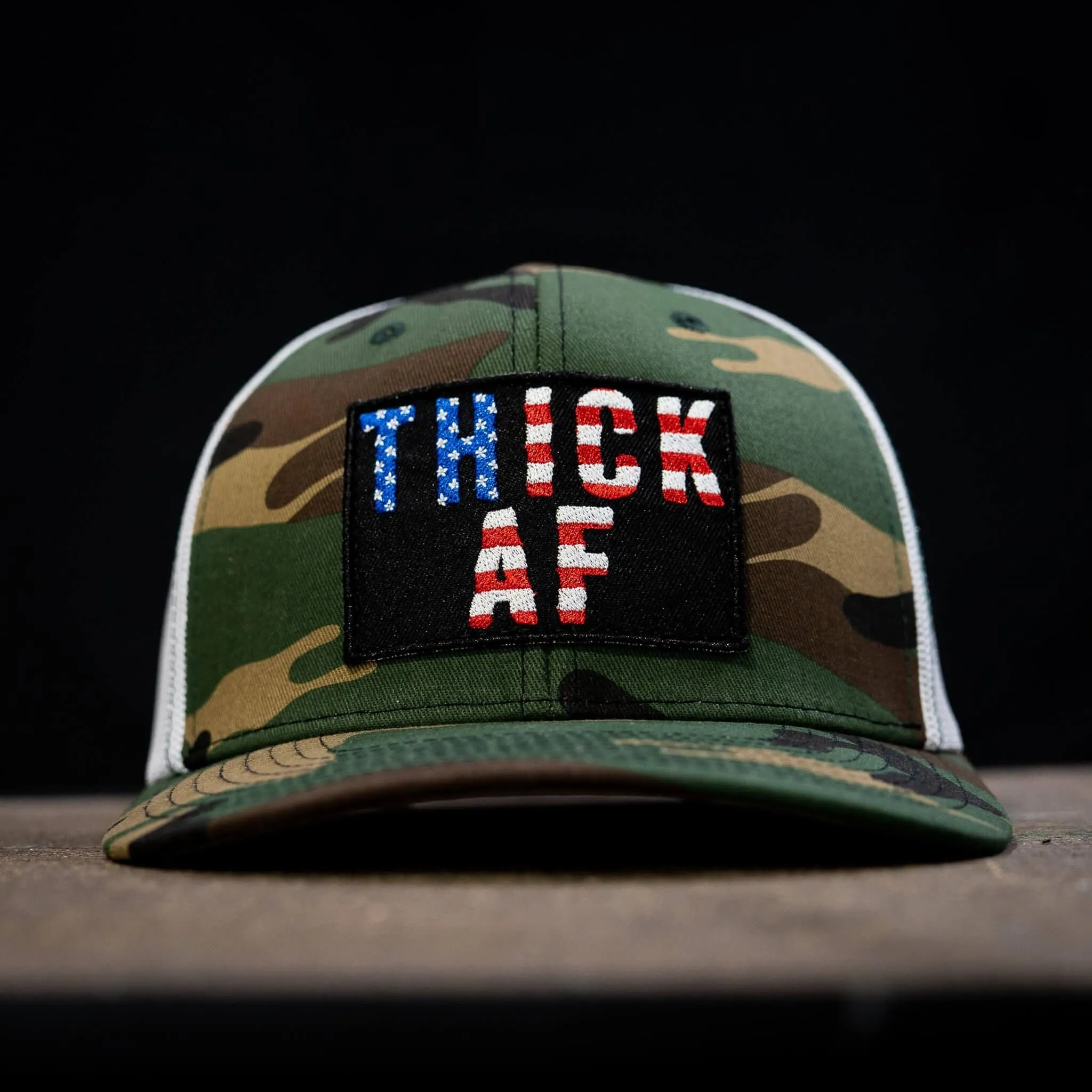 Thick AF USA Edition Patch Mid-Profile Mesh Snapback sold by Combat Iron Apparel product image thumbnail 2
