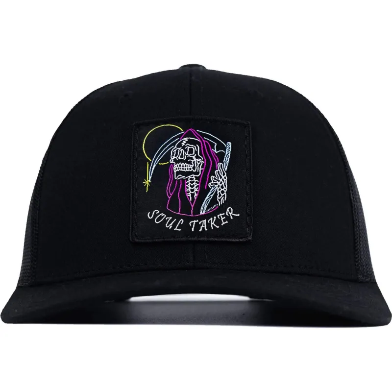 Soul Taker Reaper Patch Snapback Hat sold by Combat Iron Apparel