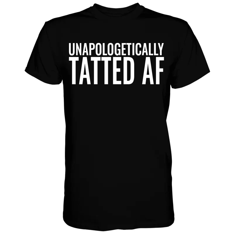 Unapologetically Tatted AF Men's T-shirt sold by Combat Iron Apparel