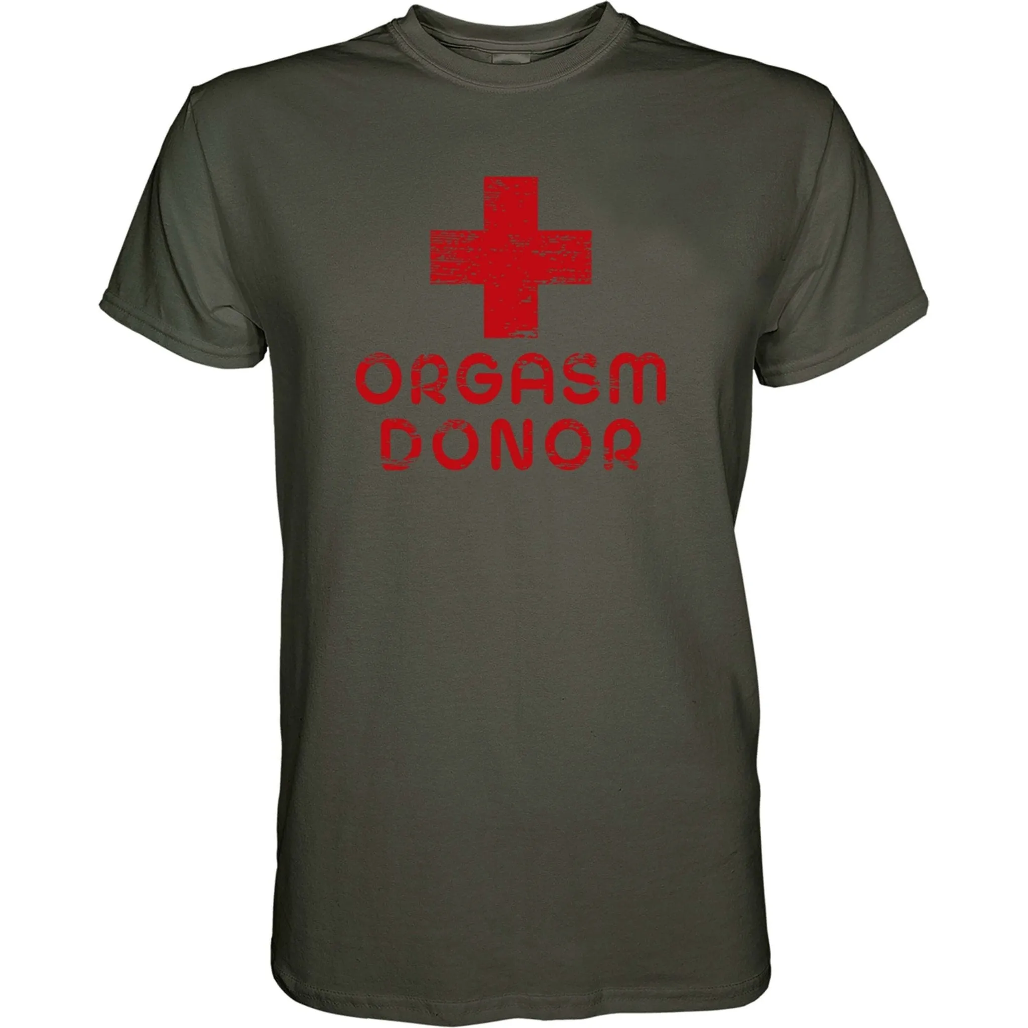Orgasm Donor Men's T-Shirt sold by Combat Iron Apparel