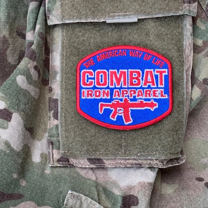 VELCRO MORALE PATCH | PATRIOTIC BRANDED AMERICAN WAY OF LIFE sold by Combat Iron Apparel