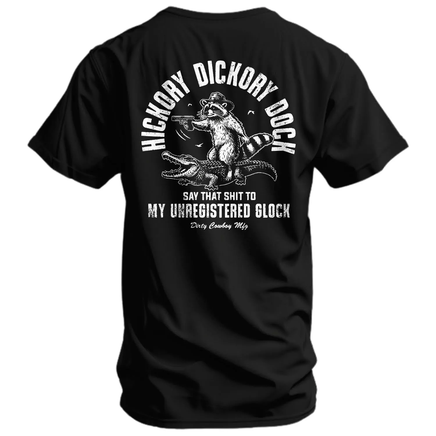 Hickory Dickory Dock Men's T-Shirt sold by Combat Iron Apparel