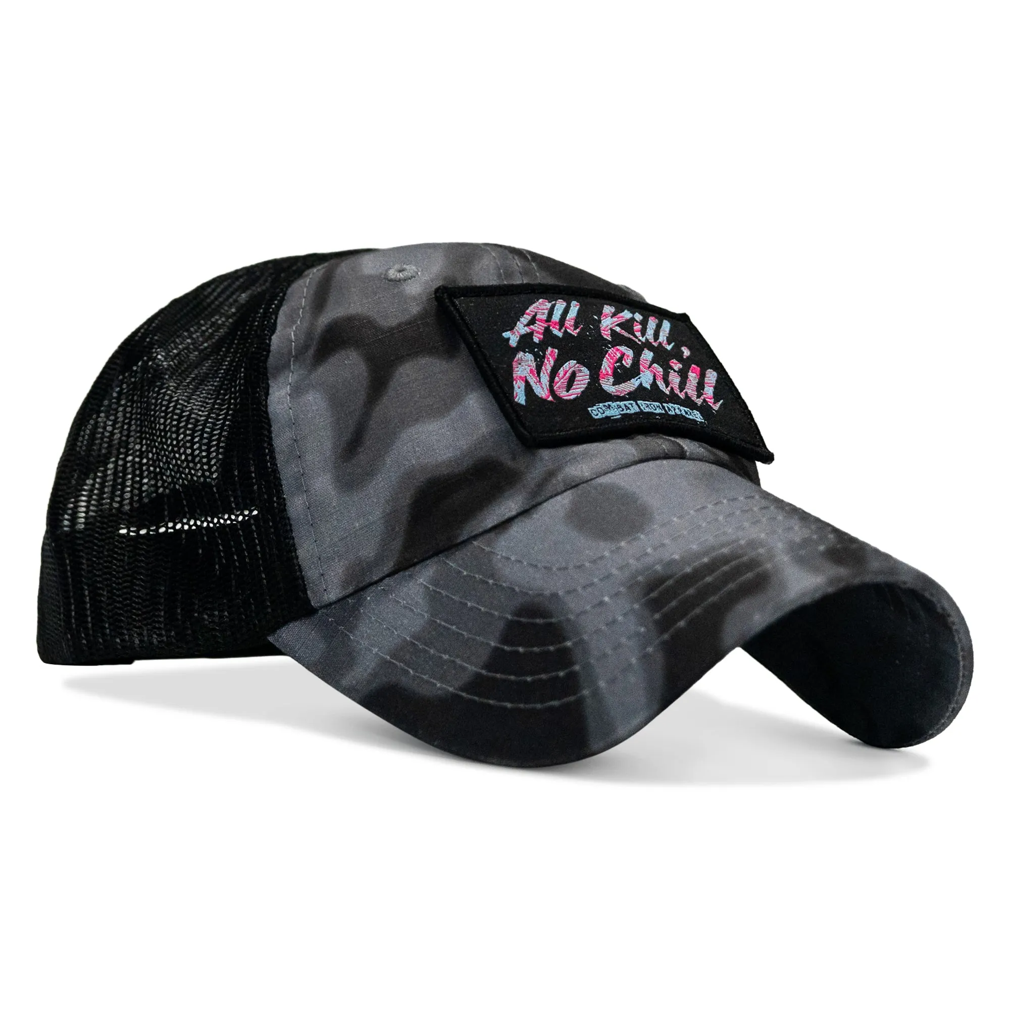 All Kill No Chill Patch Tactical Ripstop Mesh Snapback Hat sold by Combat Iron Apparel product image thumbnail 3