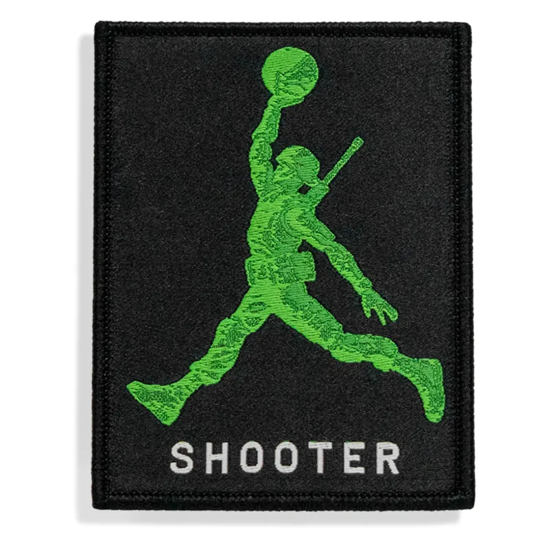 Shooter Jordan Velcro Patch sold by Combat Iron Apparel