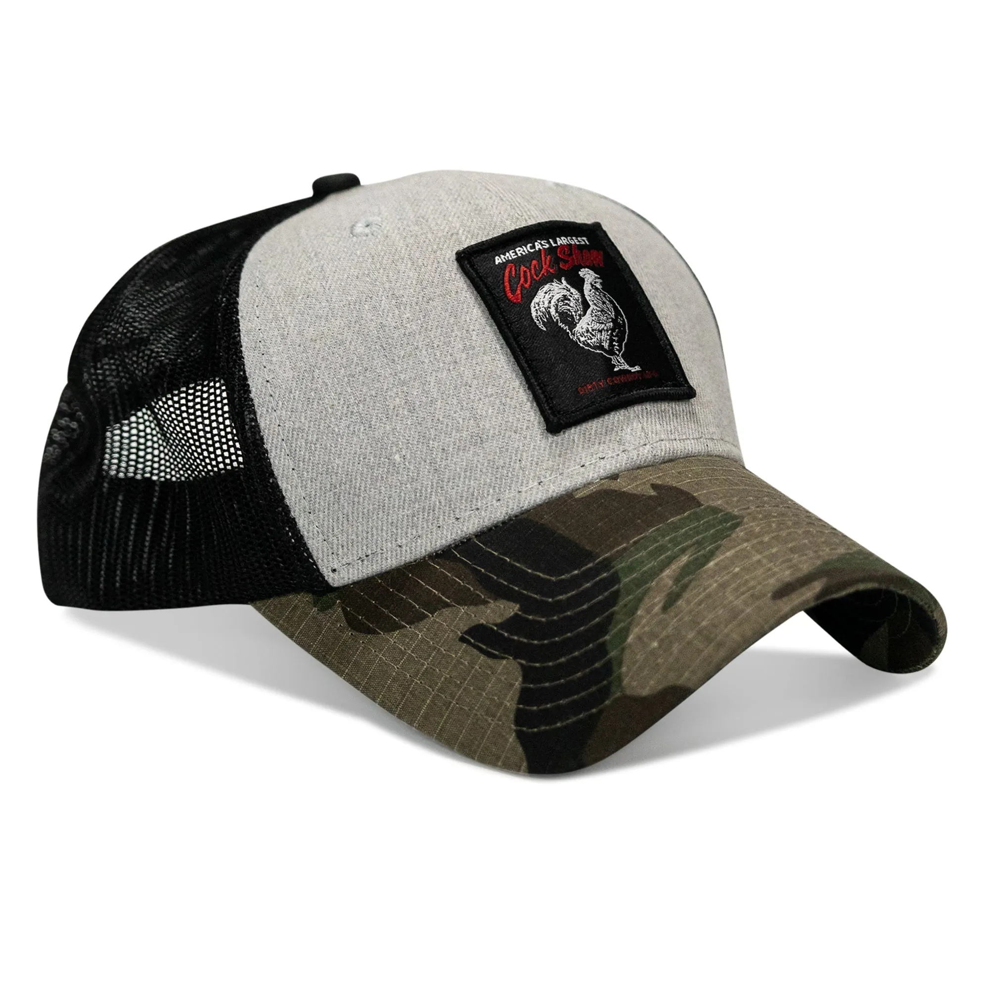 Cock Show Patch Classic Snapback Hat sold by Combat Iron Apparel product image thumbnail 3