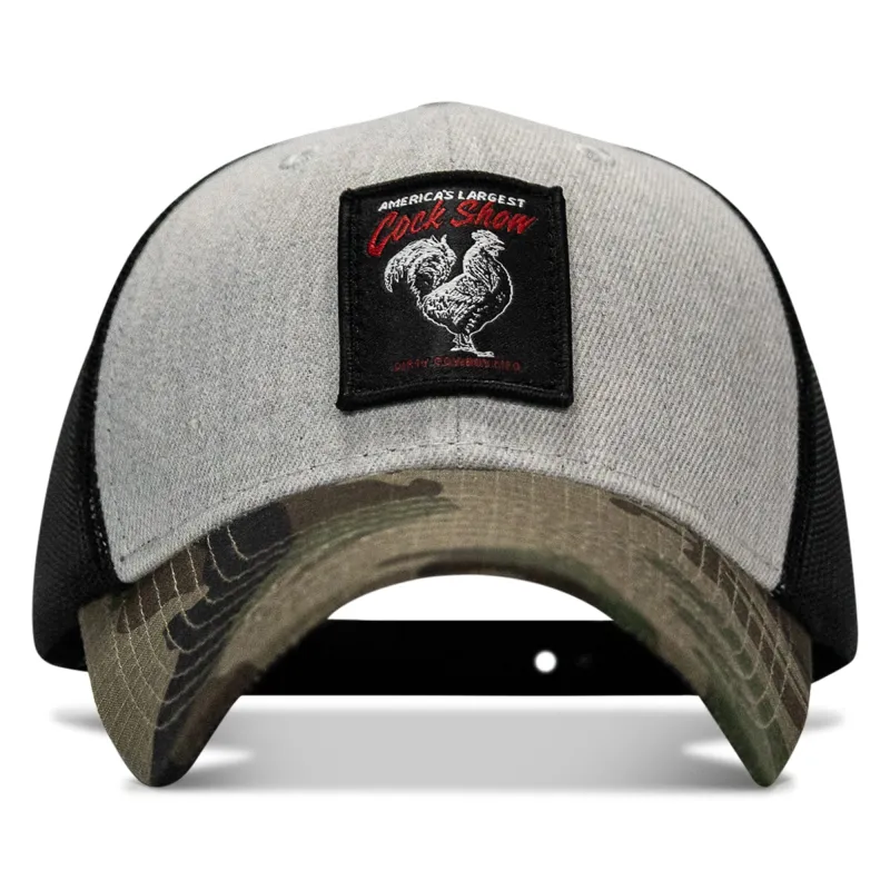 Cock Show Patch Classic Snapback Hat made by Combat Iron Apparel