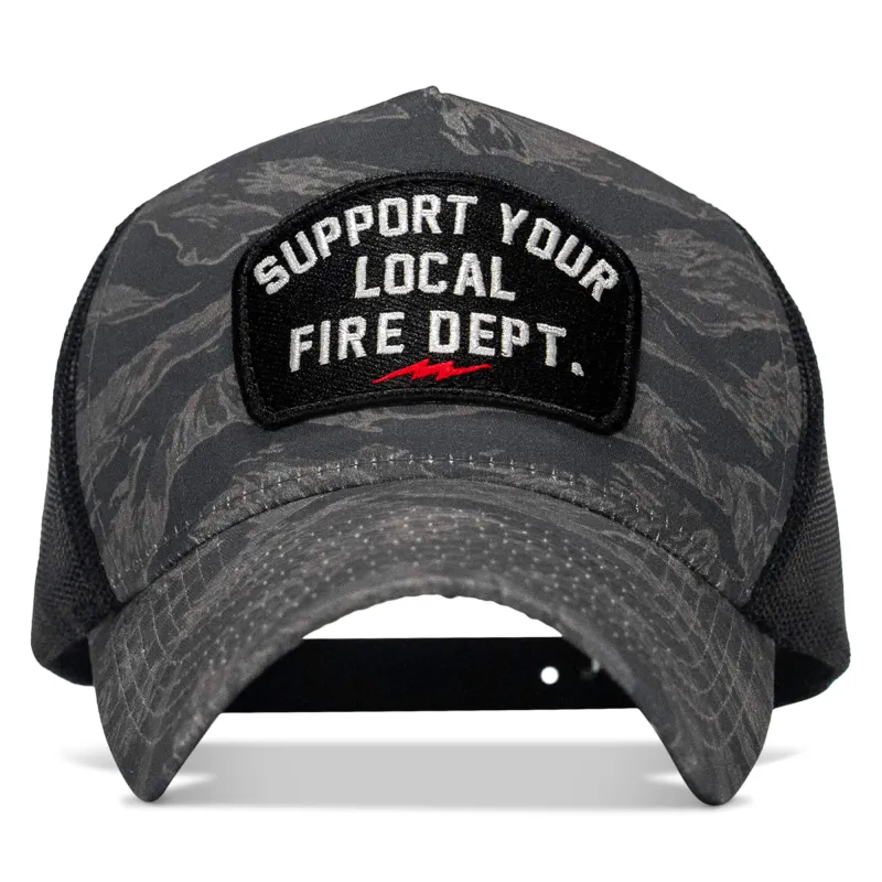 Support Your Local Fire Dept Patch Five Panel Breacher Snapback Hat sold by Combat Iron Apparel