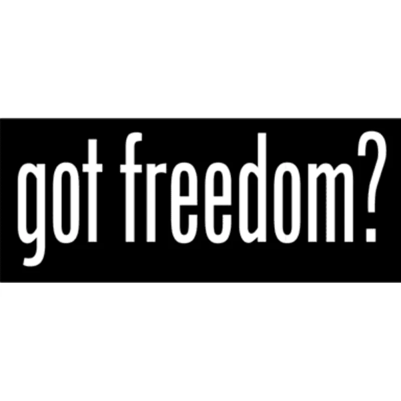 GOT FREEDOM? PVC Patch made by Combat Iron Apparel