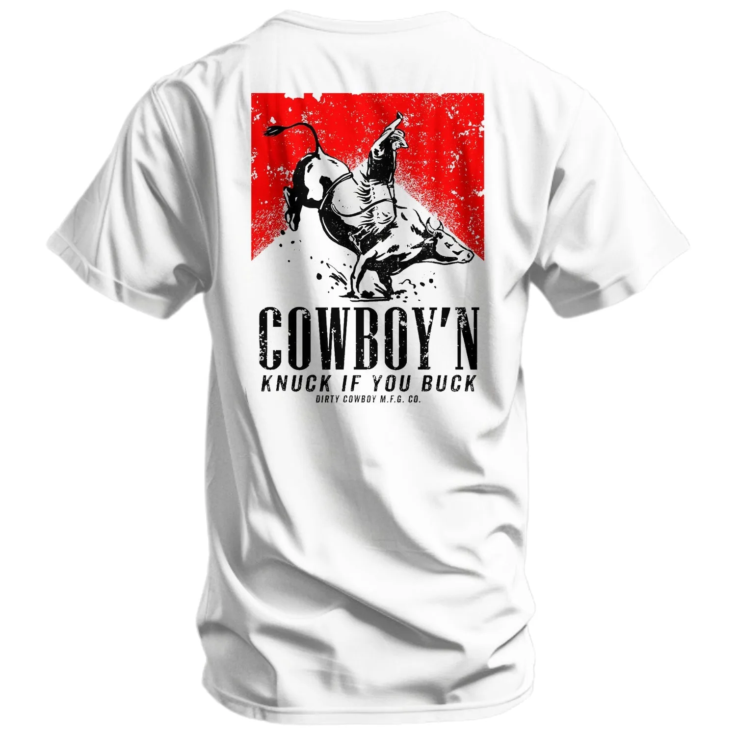 Cowboy'n Knuck If You Buck Rodeo Men's T-Shirt sold by Combat Iron Apparel