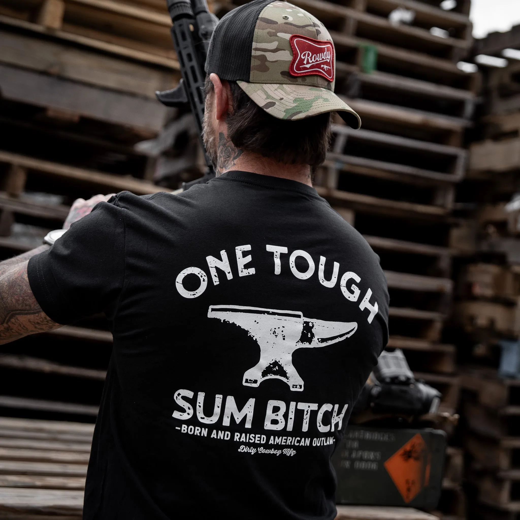 One Tough Sum Anvil Men's T-Shirt sold by Combat Iron Apparel product image thumbnail 5