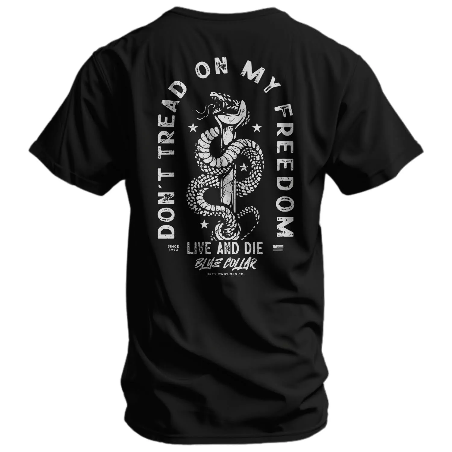 Don't Tread On My Freedom Men's T-Shirt sold by Combat Iron Apparel