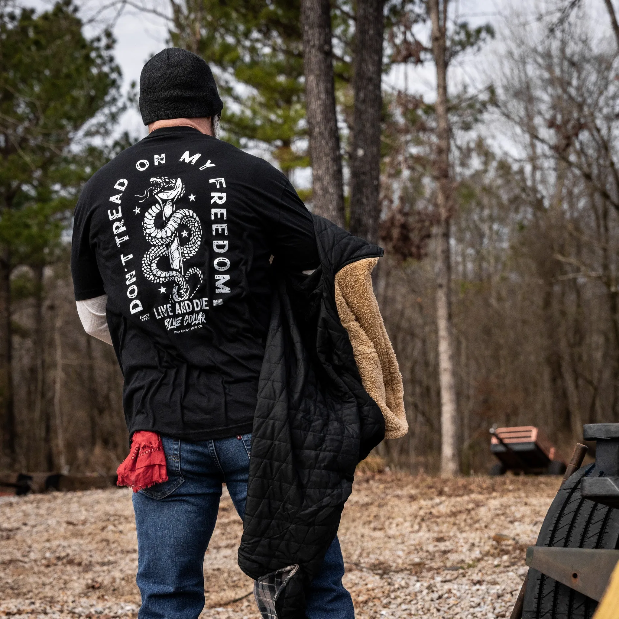 Don't Tread On My Freedom Men's T-Shirt sold by Combat Iron Apparel product image thumbnail 4