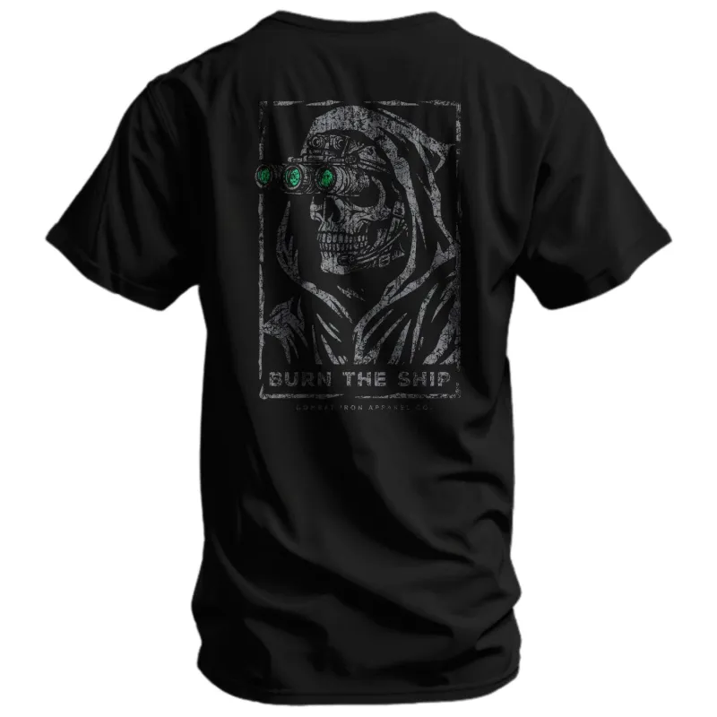 Burn The Ship Men's T-Shirt sold by Combat Iron Apparel