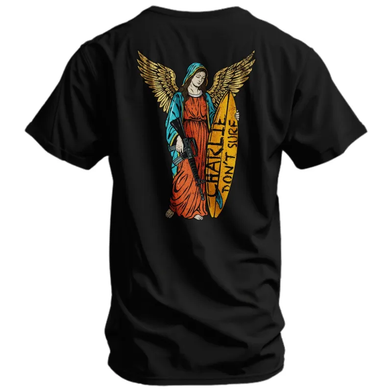 Charlie Don't Surf Men's T-Shirt made by Combat Iron Apparel