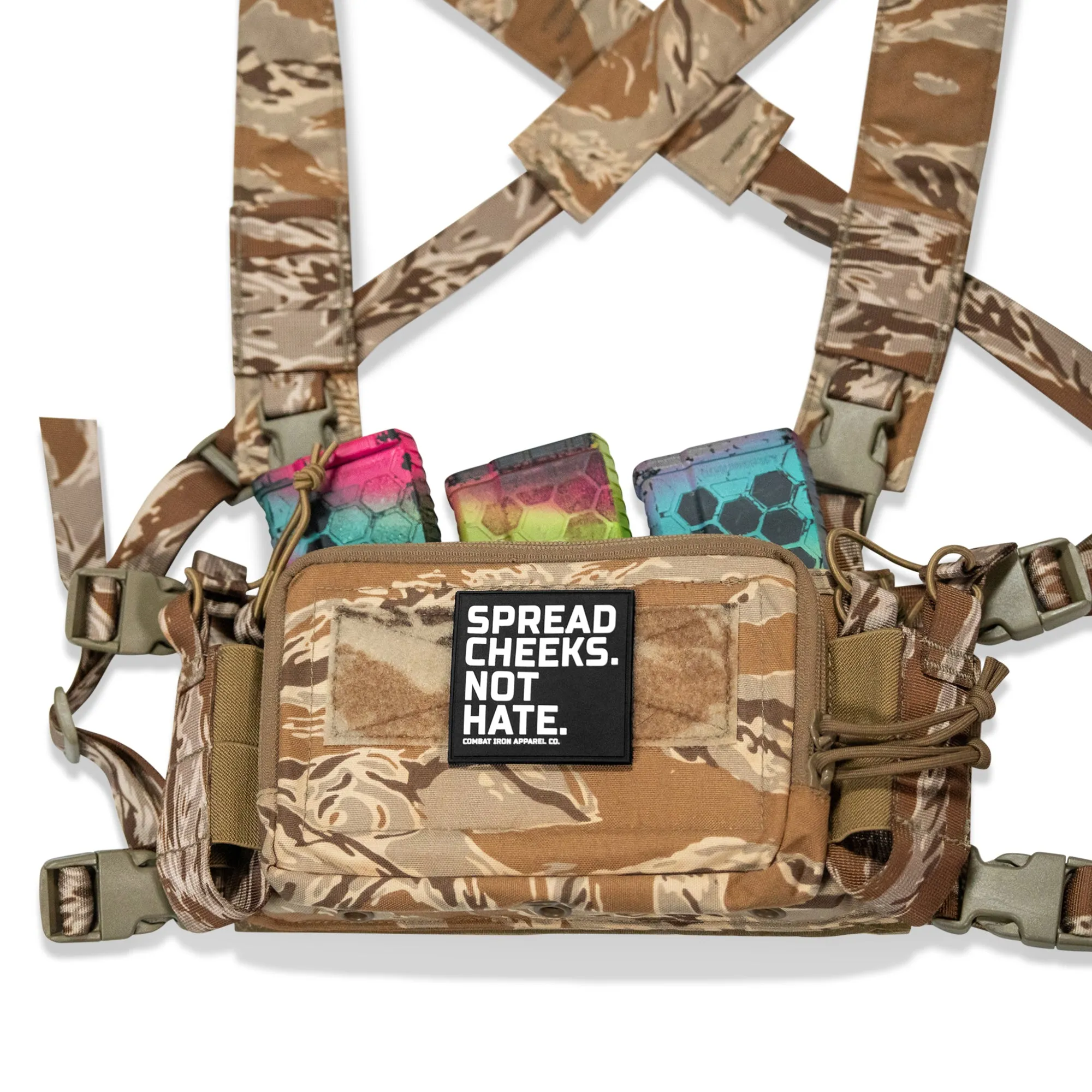 Spread Cheeks. Not Hate PVC Patch sold by Combat Iron Apparel product image thumbnail 3