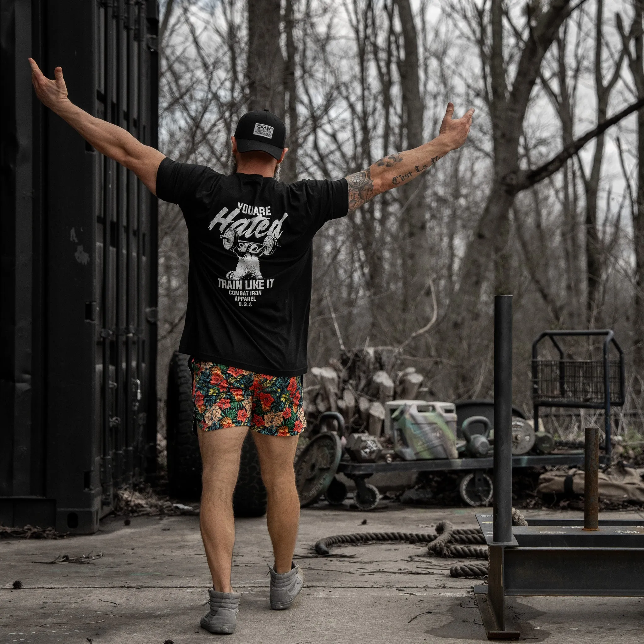 You Are Hated. Train Like It Men's T-Shirt sold by Combat Iron Apparel product image thumbnail 5