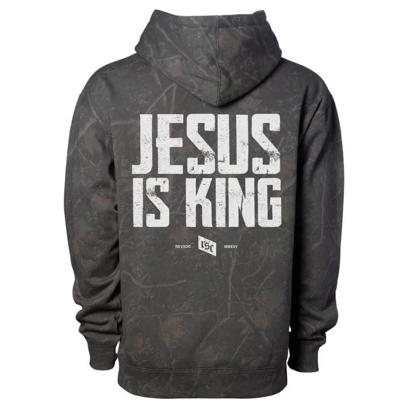 Jesus Is King Heavyweight Hoodie made by Combat Iron Apparel