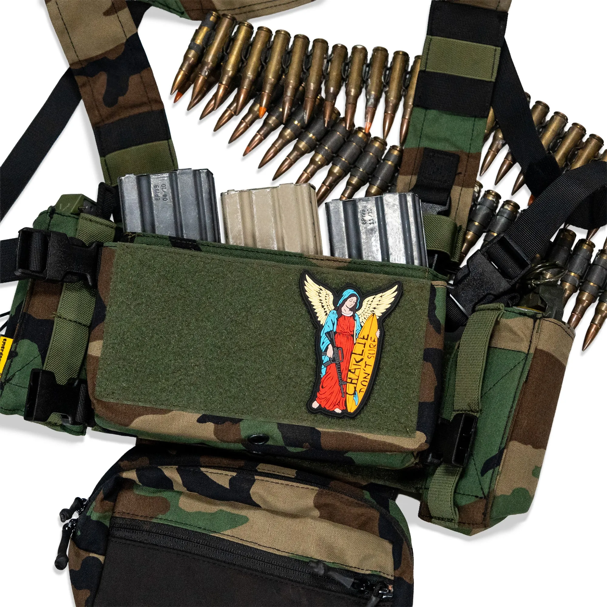 Charlie Don't Surf PVC Patch sold by Combat Iron Apparel product image thumbnail 4