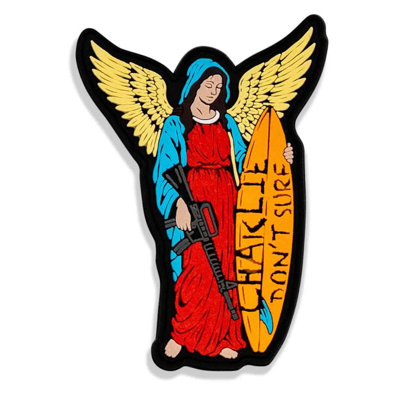 Charlie Don't Surf PVC Patch made by Combat Iron Apparel