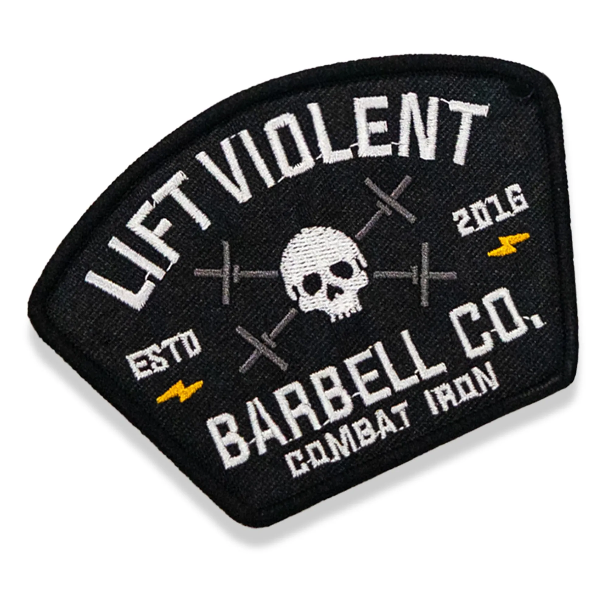 Lift Violent Barbell Co. Velcro Patch sold by Combat Iron Apparel product image thumbnail 2