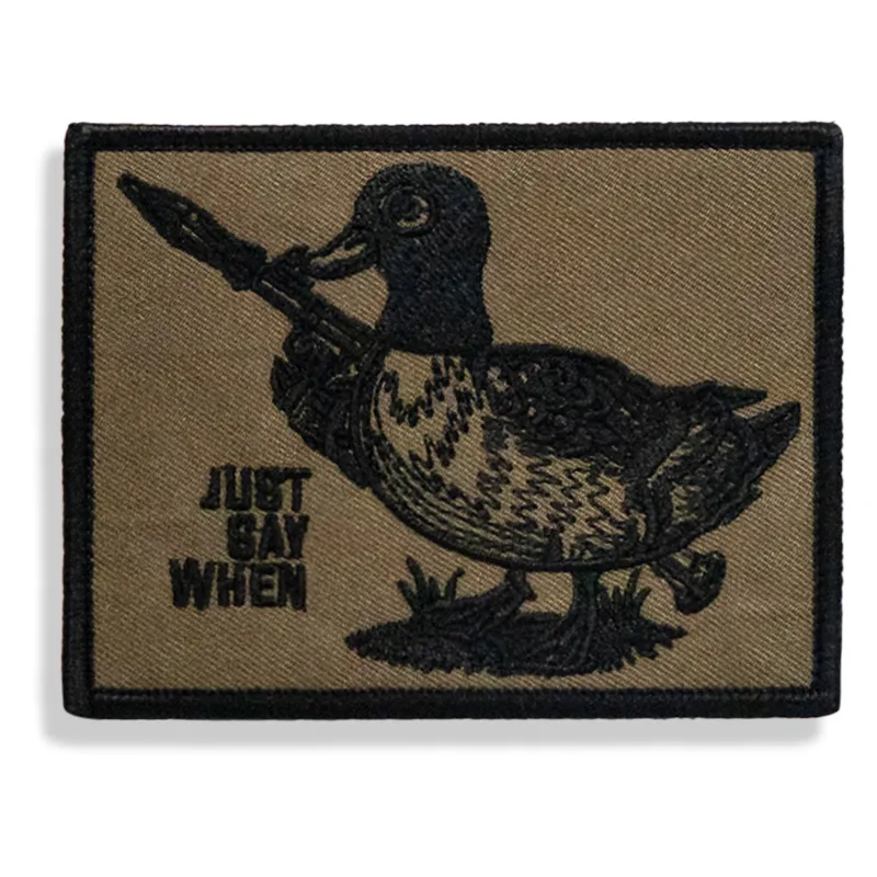 Just Say When Velcro Patch made by Combat Iron Apparel
