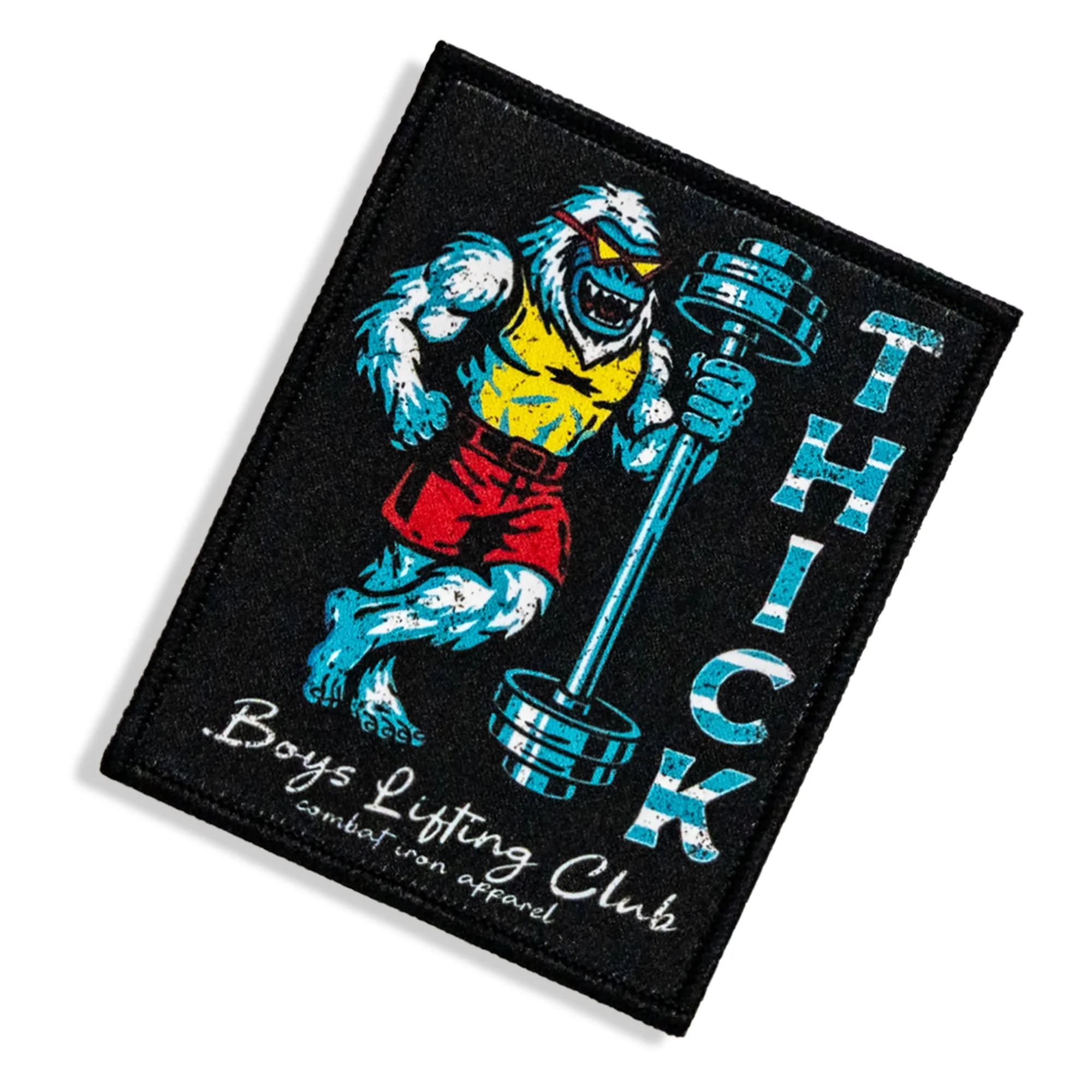 Thick Boys Lifting Club Velcro Patch sold by Combat Iron Apparel product image thumbnail 2